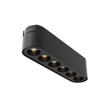 Spot magnetic pe șină Points negru Maytoni, 6W, 3000K