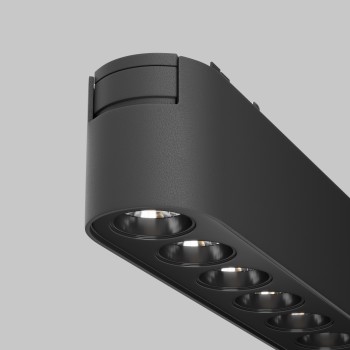 Spot magnetic pe șină Points negru Maytoni, 6W, 3000K