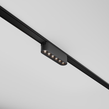 Spot magnetic pe șină Points negru Maytoni, 6W, 3000K