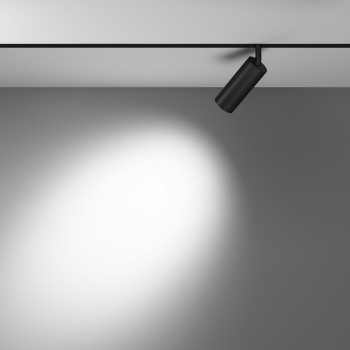 Spot magnetic pe șină Focus LED negru Maytoni, 12W, 4000K, H19