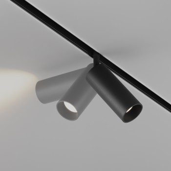 Spot magnetic pe șină Focus LED negru Maytoni, 12W, 4000K, H19