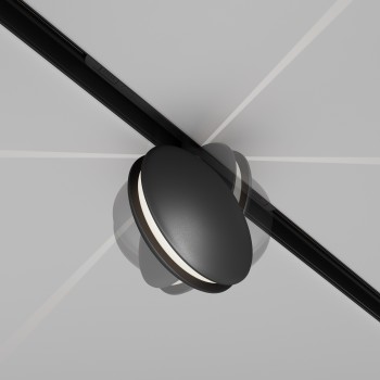Spot magnetic pe șină Outline negru Maytoni, 6W, L19
