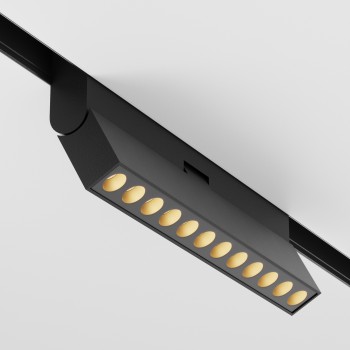 Spot magnetic pe șină Points rot negru Maytoni, 12W
