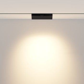 Spot magnetic pe șină Points rot negru Maytoni, 12W