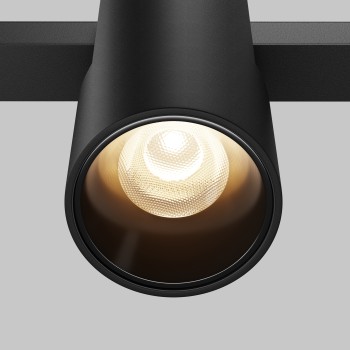 Spot magnetic pe șină Alfa negru Maytoni, 7W, 3000K