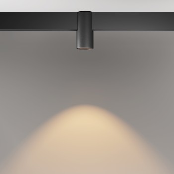 Spot magnetic pe șină Alfa negru Maytoni, 7W, 3000K