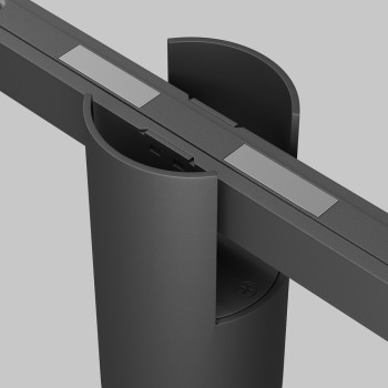 Spot magnetic pe șină Alfa negru Maytoni, 7W, 3000K