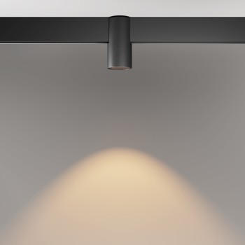 Spot magnetic pe șină Alfa negru Maytoni, 7W, 3000K