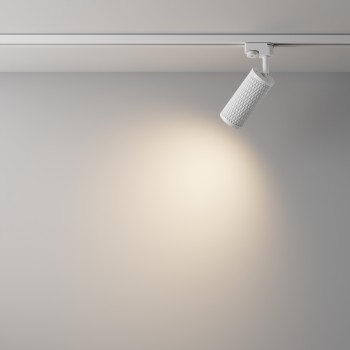Spot pe șină Focus Design alb Maytoni, 10W
