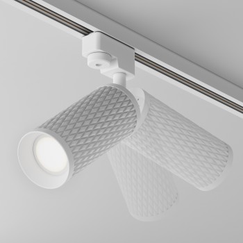 Spot pe șină Focus Design alb Maytoni, 10W