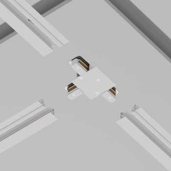 Accesoriu șină spoturi Accessories for tracks Unity Maytoni, L13, l10, white