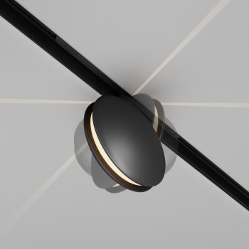 Spot magnetic pe șină Outline negru Maytoni, 6W, 3000K