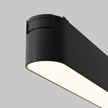 Spot magnetic pe șină Basis negru Maytoni, 12W, 3000K, L22
