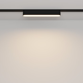 Spot magnetic pe șină Basis negru Maytoni, 12W, 3000K, L22