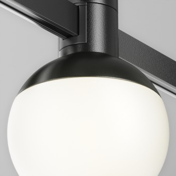 Spot magnetic pe șină Luna negru Maytoni, 5W, 3000K, H11
