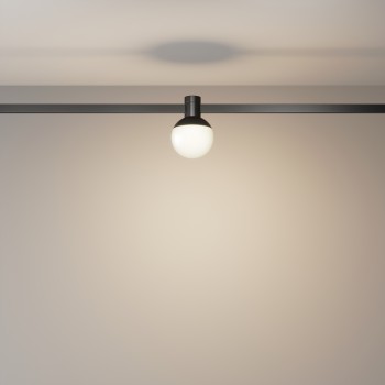 Spot magnetic pe șină Luna negru Maytoni, 5W, 3000K, H11
