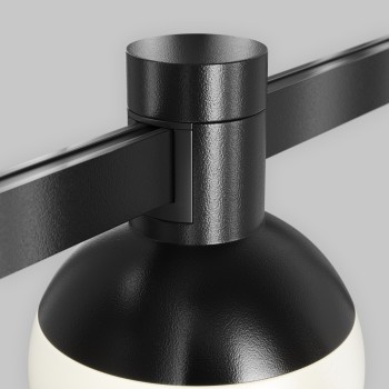 Spot magnetic pe șină Luna negru Maytoni, 5W, 3000K, H11