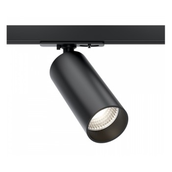 Spot pe șină Focus LED negru Maytoni, 12W, 3000K, dimabil