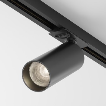 Spot pe șină Focus LED negru Maytoni, 12W, 3000K, dimabil