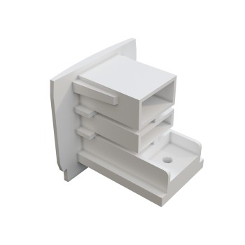 Accesoriu șină spoturi Accessories for tracks Trinity Maytoni, L3, white