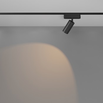 Spot magnetic pe șină Focus LED negru Maytoni, 12W, 3000K, L12, H13