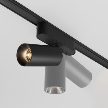 Spot magnetic pe șină Focus LED negru Maytoni, 12W, 3000K, L12, H13