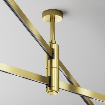 Accesoriu șină spoturi Accessories for tracks Flarity Maytoni, L4, H18, brass, IP20