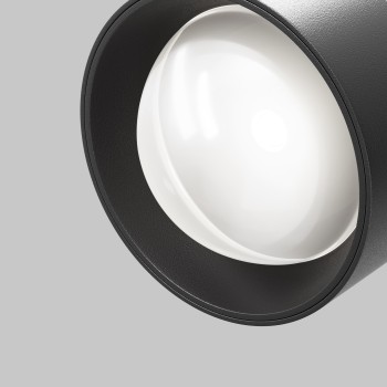 Spot magnetic pe șină Lens negru Maytoni, 15W, L19, H14