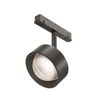 Spot magnetic pe șină Lens negru Maytoni, 15W, L19, H13
