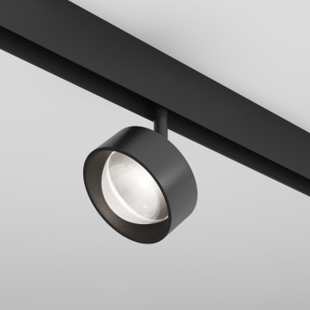 Spot magnetic pe șină Lens negru Maytoni, 15W, L19, H13