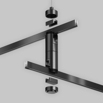 Accesoriu șină spoturi Accessories for tracks Flarity Maytoni, L4, H110, l3, black, IP20