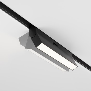 Spot magnetic pe șină Basis Rot negru Maytoni, 12W