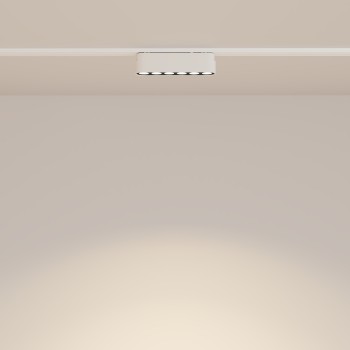 Spot magnetic pe șină Points alb Maytoni, 6W, 3000K