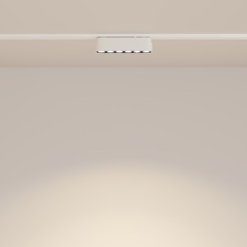 Spot magnetic pe șină Points alb Maytoni, 6W, 3000K