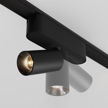 Spot magnetic pe șină Focus LED negru Maytoni, 5W, 3000K, L12