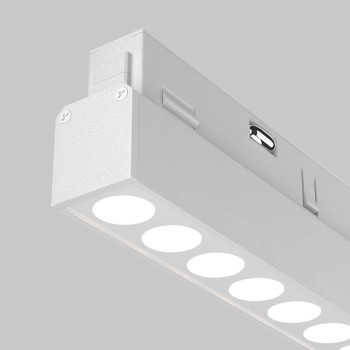 Spot magnetic pe șină Points alb Maytoni, 12W, 4000K, H4