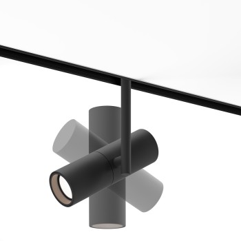 Spot magnetic pe șină Elti negru Maytoni, 12W, 3000K