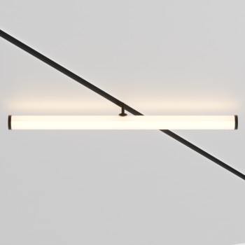 Spot magnetic pe șină Larc negru Maytoni, 25W, 3000K