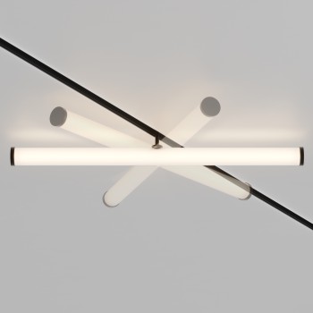 Spot magnetic pe șină Larc negru Maytoni, 25W, 3000K