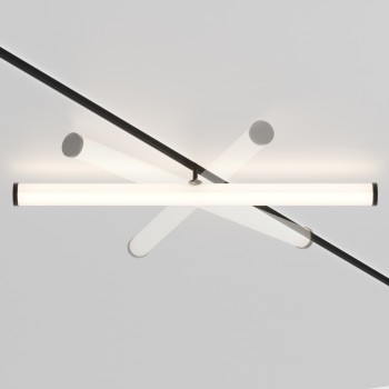 Spot magnetic pe șină Larc negru Maytoni, 25W, 4000K