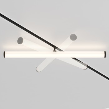 Spot magnetic pe șină Larc negru Maytoni, 25W, 4000K
