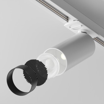 Spot pe șină Focus LED alb Maytoni, 12W, 4000K, dimabil