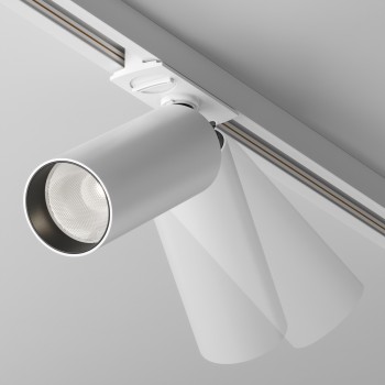 Spot pe șină Focus LED alb Maytoni, 12W, 4000K, dimabil