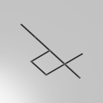 Șină spoturi Busbar trunkings Unity negru Maytoni, L202