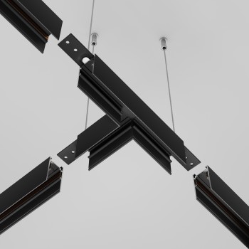 Accesoriu șină spoturi Accessories for tracks Exility Maytoni, L17, black
