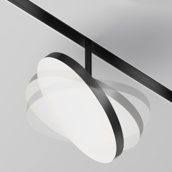 Spot magnetic pe șină Plato negru Maytoni, 15W, L19, H17