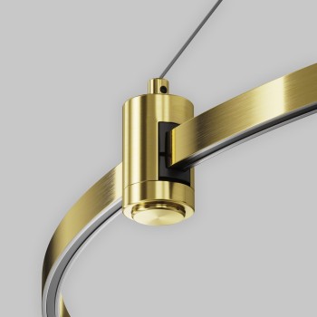 Accesoriu șină spoturi Accessories for tracks Flarity Maytoni, L6, H25, brass