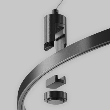 Accesoriu șină spoturi Accessories for tracks Flarity Maytoni, L6, H25, black
