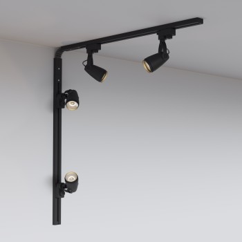 Accesoriu șină spoturi Accessories for tracks Unity Maytoni, L28, black