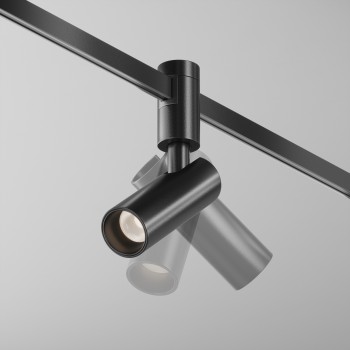 Spot magnetic pe șină Focus Led negru Maytoni, 5W, H16